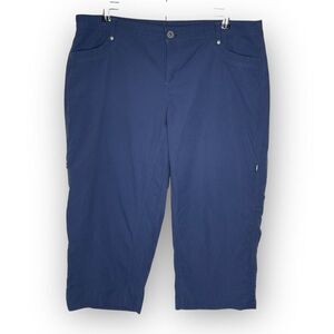 Kuhl Trekr Kapri Hiking Capri Pants Blue Outdoor Stretch Women’s Size 16